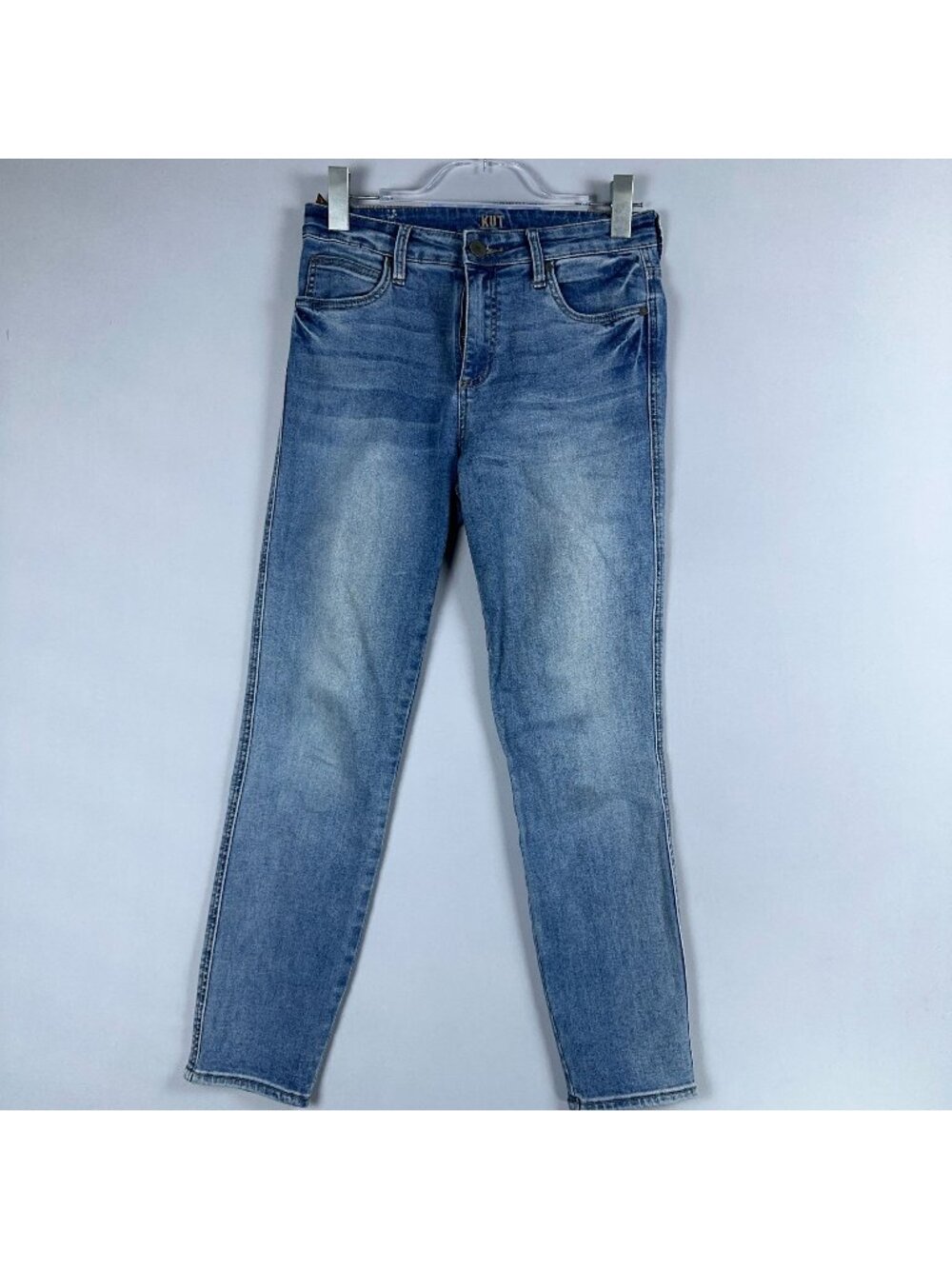 Kut From The Kloth Jeans Womens Size 4 Blue Mid-Rise Skinny Blue Medium Wash